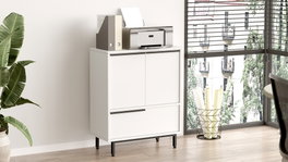 Hanah Home Armario multiusos On8B-W Blanco